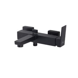 SQUARE Duvardan Duş Bataryası Matt Black