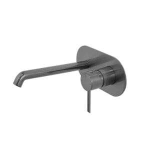 ROUND Tek Kollu Lavabo Bataryası Burshed Titanium