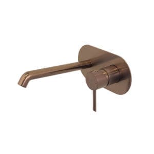 ROUND Tek Kollu Lavabo Bataryası Burshed Copper