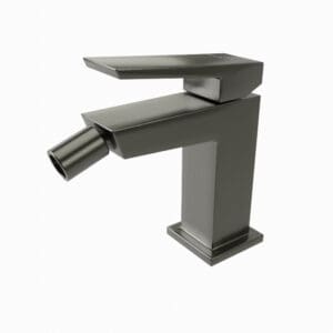SQUARE Lavabo Bataryası Brushed Titanium