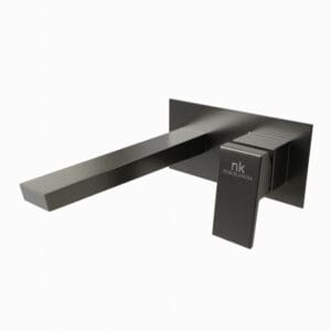 SQUARE Tek Kollu Lavabo Bataryası Burshed Titanium