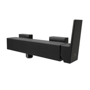 SQUARE Duvardan Duş Bataryası Brushed Titanium