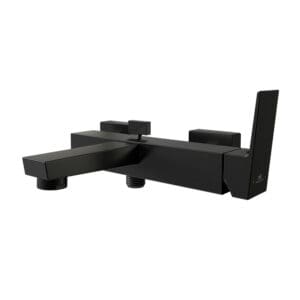 SQUARE Duvardan Duş Bataryası Brushed Titanium