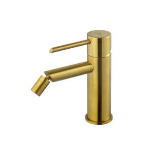 ROUND Lavabo Bataryası Brushed Gold