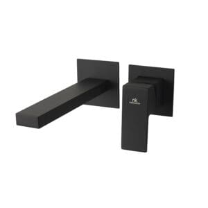 SQUARE Tek Kollu Lavabo Bataryası Matt Black