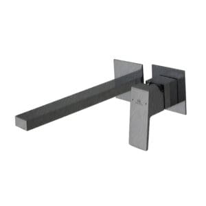 SQUARE Tek Kollu Lavabo Bataryası Brushed  Titanium
