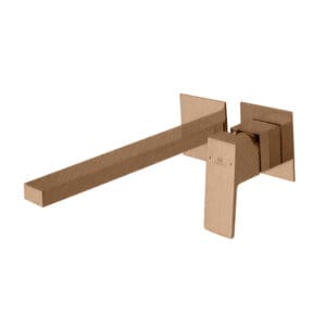 SQUARE Tek Kollu Lavabo Bataryası Brushed Copper